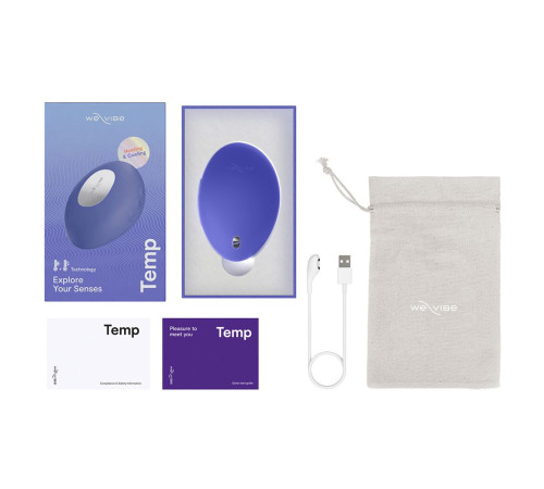 Сиреневый вибратор We-Vibe Temp для температурных игр