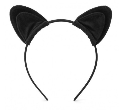 Черный ободок-ушки My rules