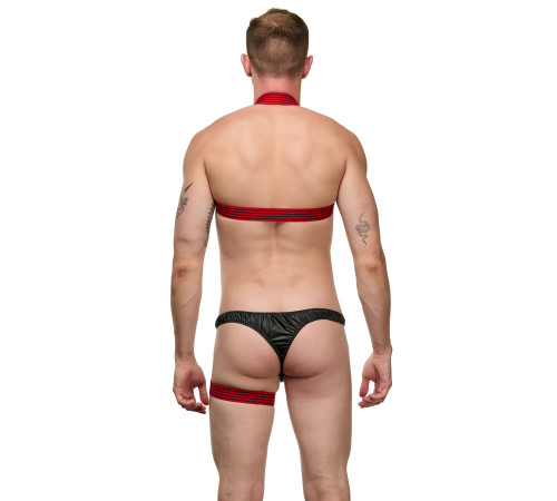 Мужской черно-красный костюм «Танцор»