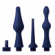 Заказать Набор из 3 универсальных насадок для анального душа Universal 3 Piece Silicone Enema Attachment Set