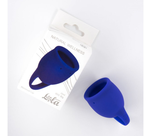 Синяя менструальная чаша Iris - 20 мл.