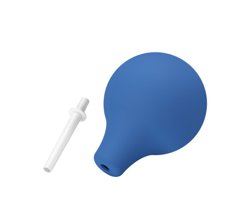 Синий анальный душ с тонким кончиком