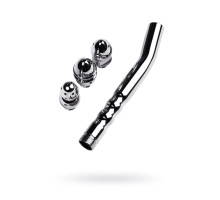 Металлический анальный душ с тремя насадками