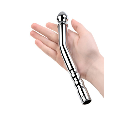 Металлический анальный душ с тремя насадками