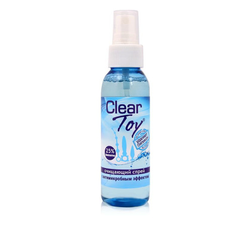 Очищающий спрей Clear Toy с антимикробным эффектом - 100 мл. Очищающий спрей Clear Toy с антимикробным эффектом - 100 мл.