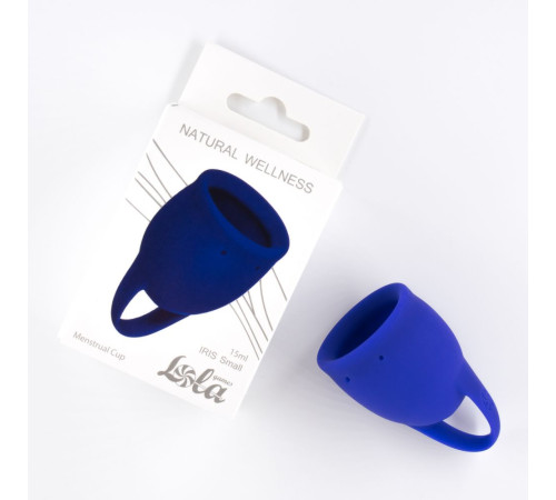 Синяя менструальная чаша Iris - 15 мл.