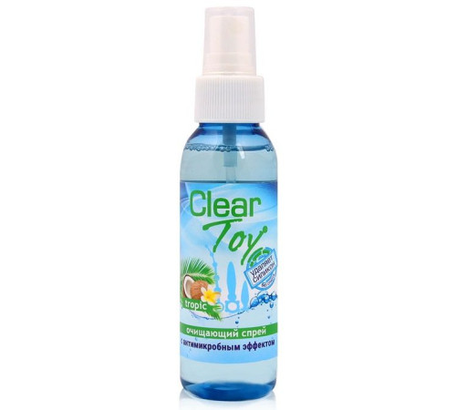 Очищающий спрей для игрушек CLEAR TOY Tropic - 100 мл. Очищающий спрей для игрушек CLEAR TOY Tropic - 100 мл.