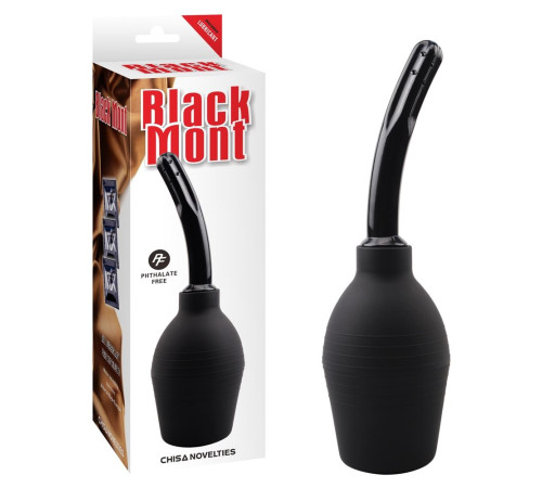 Черный интимный душ-спринцовка Booty Cleanse