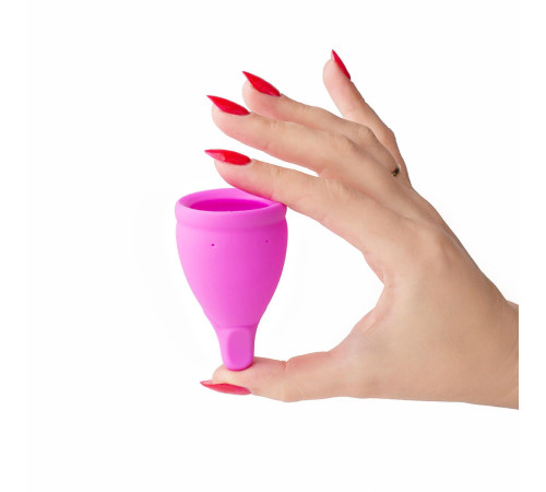 Розовая менструальная чаша Amphora M
