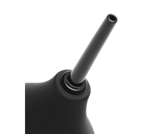 Черный анальный душ Thin Tip Enema Bulb