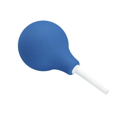 Синий анальный душ с тонким кончиком