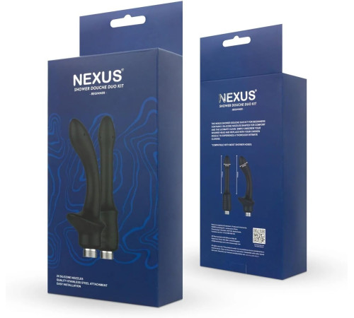 Набор из 2 насадок для анального душа Shower Douche Duo Kit Beginner