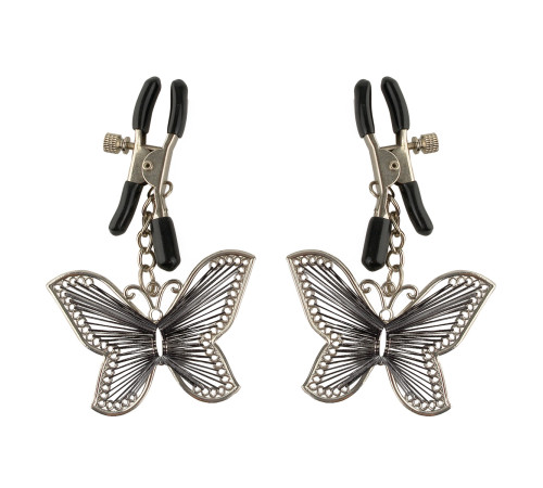 Зажимы на соски с бабочками Butterfly Nipple Clamps