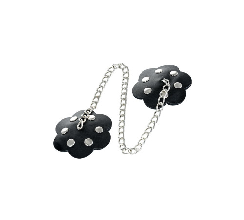 Черные пэстис с цепочкой Theatre