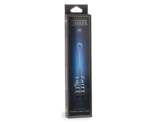 Заказать Зажим для клитора с бусинами Just Sensation Beaded Clitoral Clamp