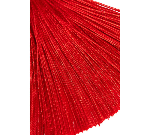 Зажимы на соски «Прищепки» с красными кисточками из шелка