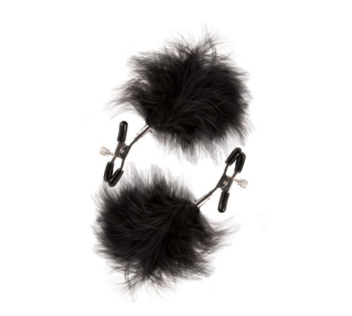 Зажимы для сосков с пухом FEATHERED NIPPLE CLAMPS