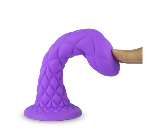 Фиолетовый фаллоимитатор SILEXD Dreamy 7  - 18,5 см.