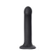 Черный фаллос на присоске Silicone Bendable Dildo L - 19 см.