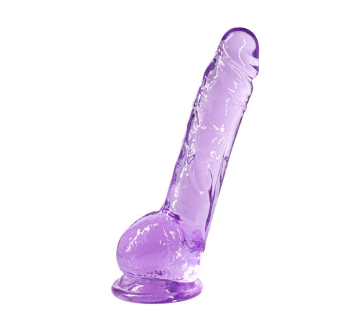 Фиолетовый фаллоимитатор Luminous - 20 см.