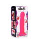 Заказать Розовый гибкий фаллоимитатор Squeeze-It Wavy Dildo - 18,3 см.