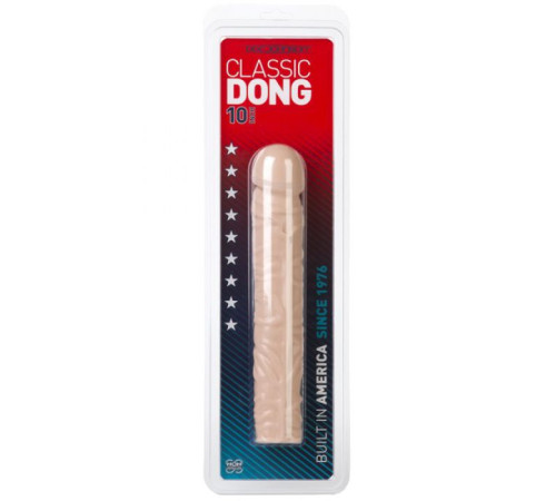 Телесный реалистичный фаллоимитатор с богатым рельефом поверхности Classic Dong - 24,5 см. Телесный реалистичный фаллоимитатор с богатым рельефом поверхности Classic Dong - 24,5 см.