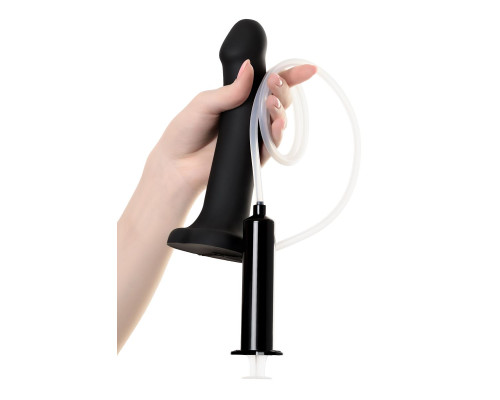 Заказать Черный фаллос с имитацией эякуляции Silicon Cum Dildo L - 19,6 см. Заказать Черный фаллос с имитацией эякуляции Silicon Cum Dildo L - 19,6 см.