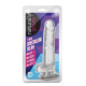 Заказать Прозрачный фаллоимитатор 7 Inch Crystalline Dildo - 17,7 см.