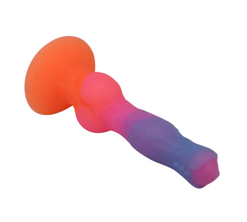 Силиконовый фантазийный фаллоимитатор Hercules - 21,5 см.