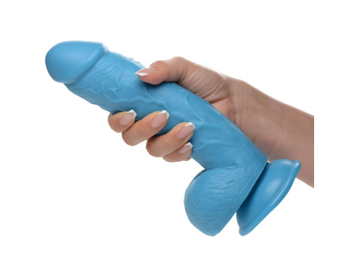 Заказать Голубой фаллоимитатор на присоске 8.25 Dildo with Balls - 22,8 см. Заказать Голубой фаллоимитатор на присоске 8.25 Dildo with Balls - 22,8 см.