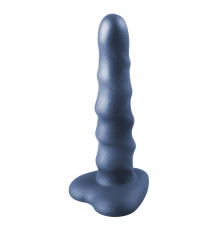 Черный нереалистичный дилдо Unicorn - 17,5 см.