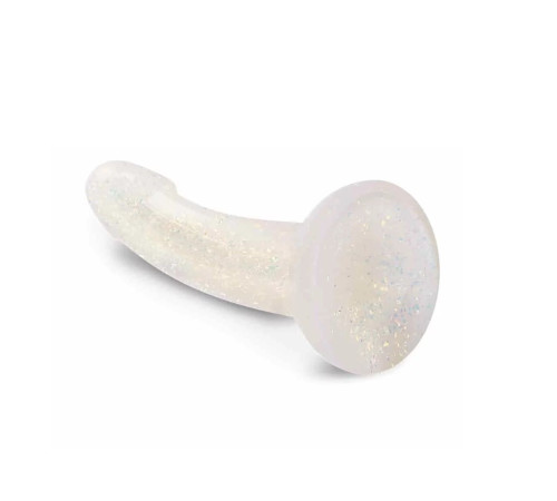 Фаллоимитатор из жидкого силикона с блестками Dildolls Extravaganza