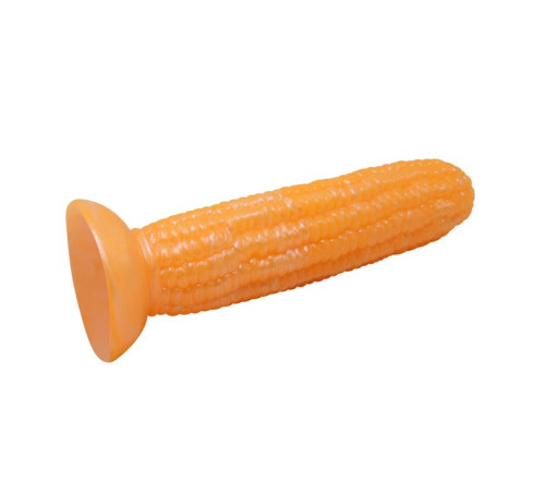 Оранжевый стимулятор в форме кукурузы - 17 см.