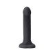 Заказать Черный фаллос с имитацией эякуляции Silicon Cum Dildo L - 19,6 см.