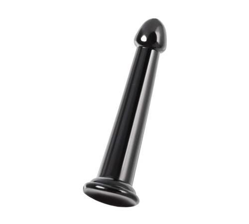Черный нереалистичный фаллоимитатор Jelly Dildo L - 20 см.