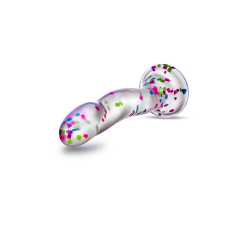 Прозрачный люминесцентный фаллоимитатор Hanky-Panky - 19 см.