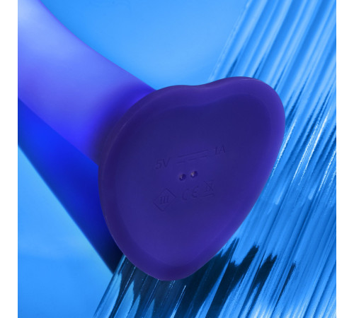 Светящийся фаллоимитатор Strap-on-me Glow-Led Dildo - size M