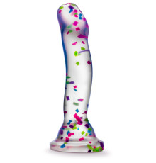 Прозрачный люминесцентный фаллоимитатор Hanky-Panky - 19 см.