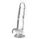 Заказать Прозрачный фаллоимитатор 7 Inch Crystalline Dildo - 17,7 см.