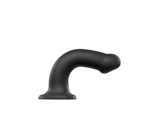 Черный фаллос на присоске Silicone Bendable Dildo L - 19 см. Черный фаллос на присоске Silicone Bendable Dildo L - 19 см.