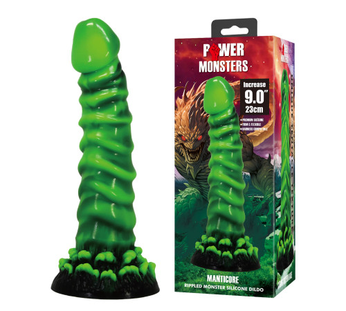 Силиконовый фантазийный фаллоимитатор Manticore - 23 см.