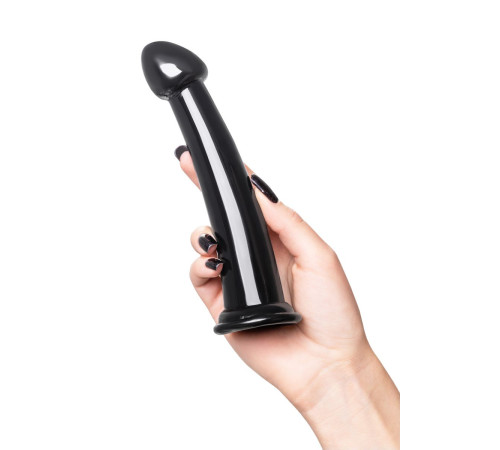 Черный нереалистичный фаллоимитатор Jelly Dildo L - 20 см.