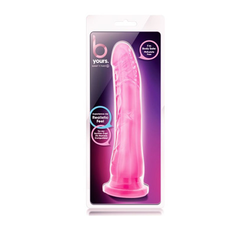 Розовый фаллоимитатор Sweet N’ Hard 6 Realistic Pink 8.5-Inch Long Dildo - 19 см.