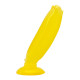 Желтый стимулятор в форме банана - 17 см.