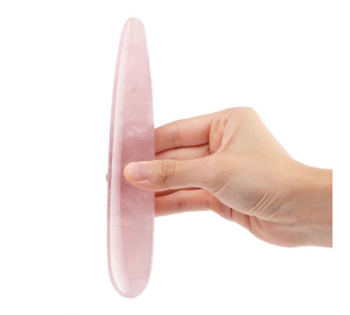 Массажер Le Wand Crystal Slim Wand из розового кварца