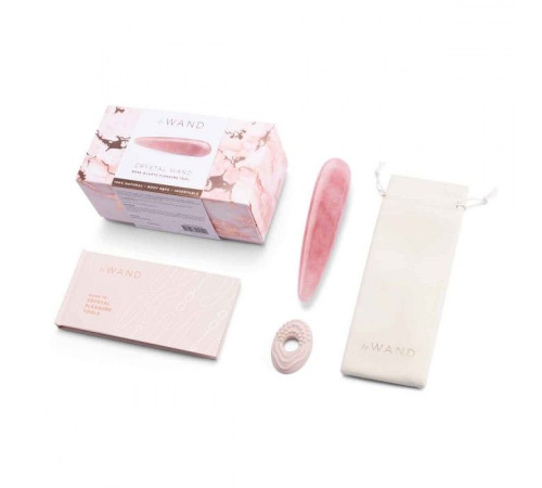 Массажер Le Wand Crystal Wand из розового кварца Массажер Le Wand Crystal Wand из розового кварца