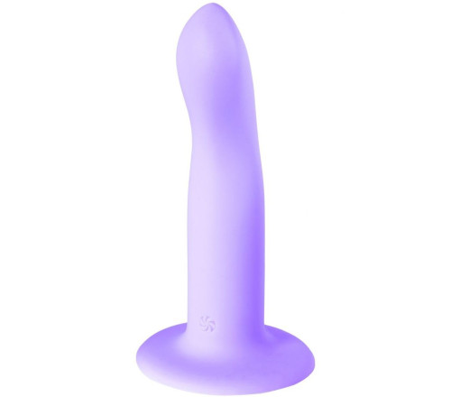 Сиреневый нереалистичный дилдо Stray - 16,6 см.