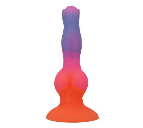 Силиконовый фантазийный фаллоимитатор Hercules - 21,5 см.