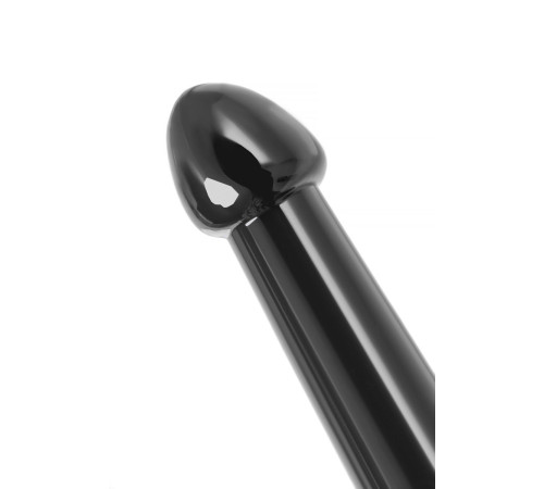 Черный нереалистичный фаллоимитатор Jelly Dildo L - 20 см.