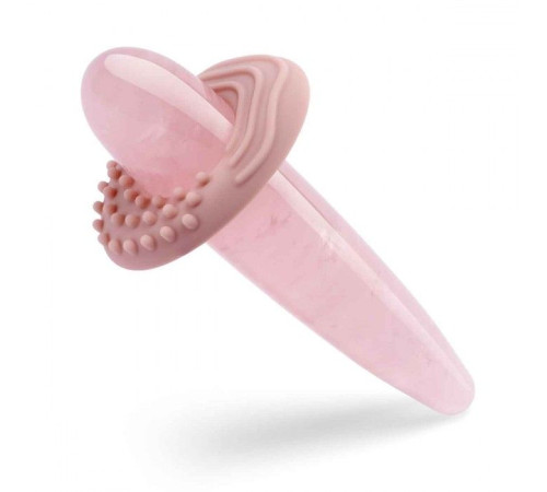 Массажер Le Wand Crystal Slim Wand из розового кварца